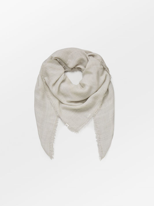 Mill Wool Scarf - Light Grey OneSize Becksöndergaard.se