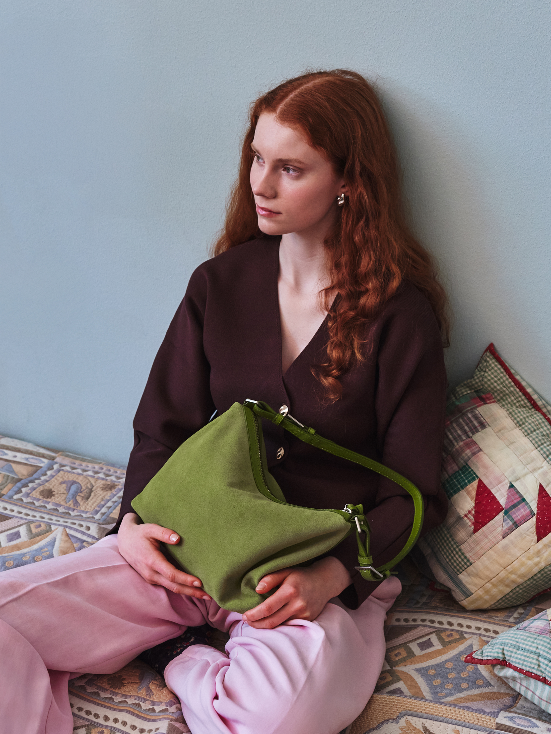 Suede Ginni Medi Bag OneSize Becksöndergaard.se