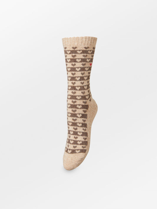 Heart Wola Sock OneSize Becksöndergaard.se