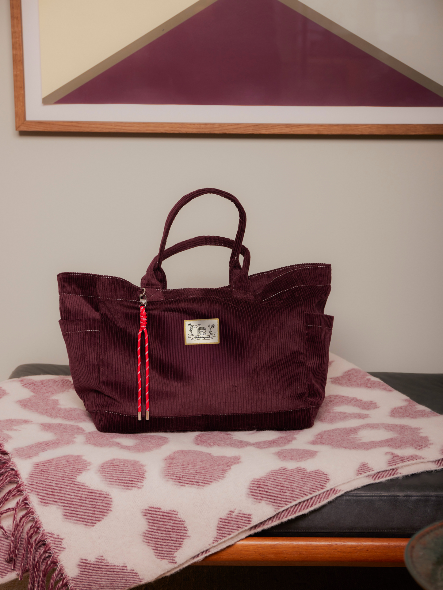 Corduroy Cecilia Bag OneSize Becksöndergaard.se