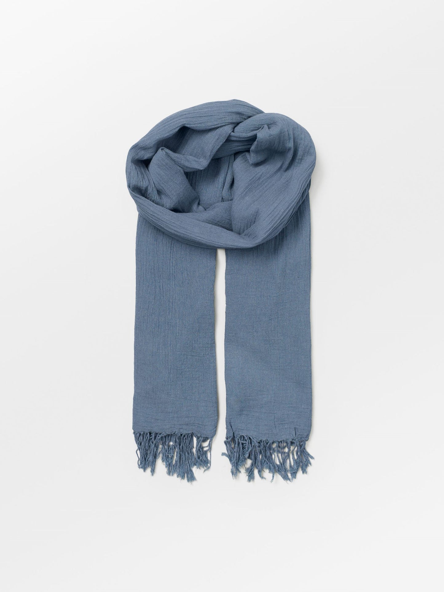 Solid Ilona Scarf - Light Blue OneSize Becksöndergaard.se