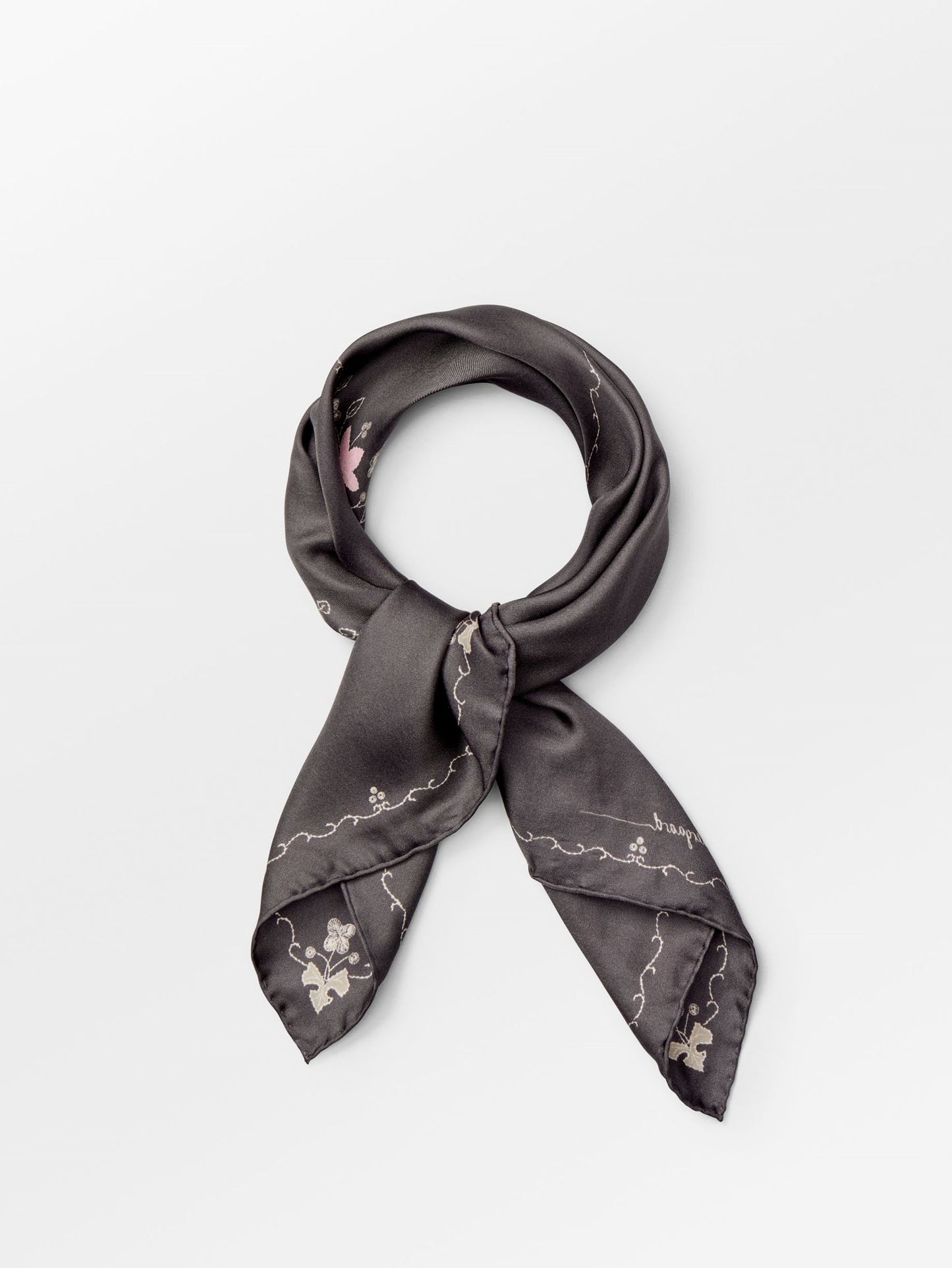Becksöndergaard, Brodaria Sia Scarf - Forged Iron Gray, scarves, scarves, scarves, scarves