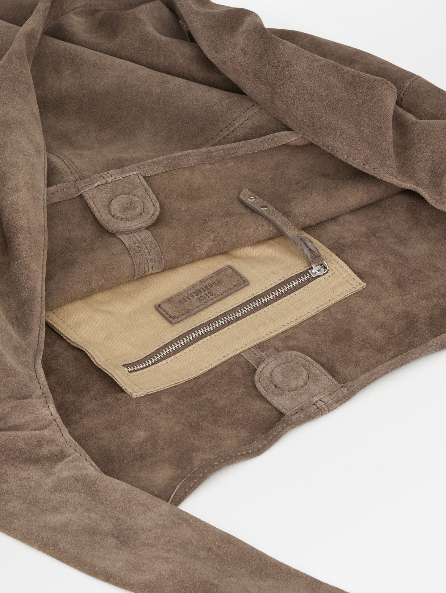 Suede Dalliea Shopper Bag - Light Brown OneSize Becksöndergaard.se