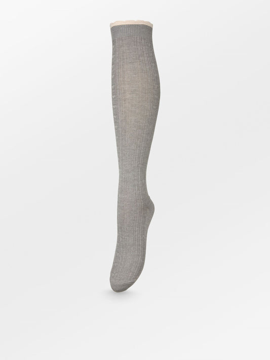 Scallop Knee Sock Socks Becksöndergaard.se