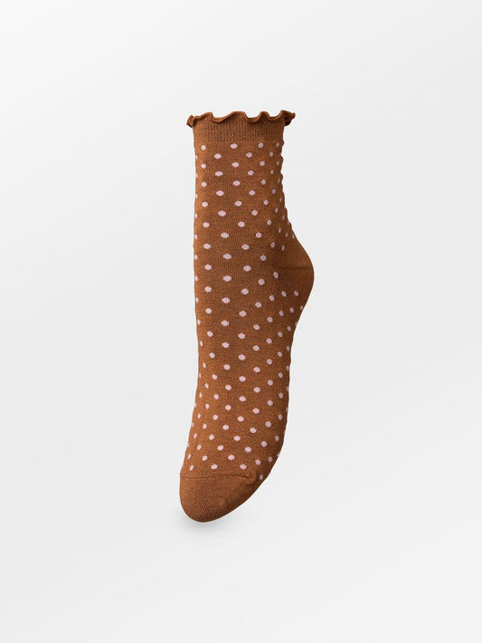 Dotted Frilla Short Sock Socks Becksöndergaard.se