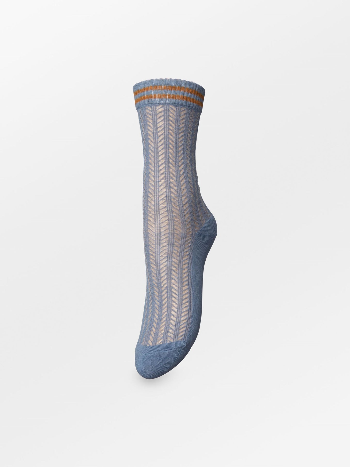 Becksöndergaard, Zilla Sporty Cotta Sock - Vintage Indigo Blue, struct - slet produkter