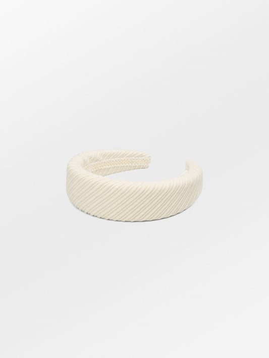 Becksöndergaard, Corduroy Wide Hairbrace - Birch White, accessories, archive, archive, sale, sale, accessories, sale, black week, black week