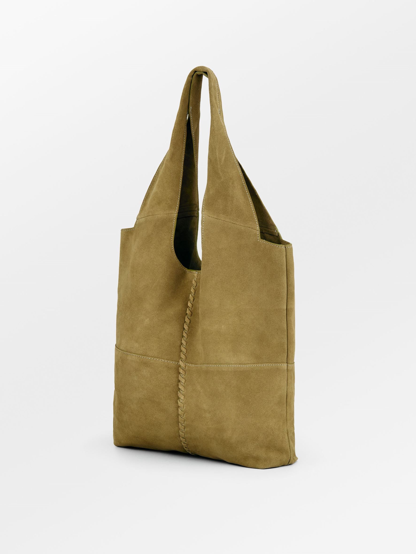 Suede Demi Bag - Green OneSize Becksöndergaard.se