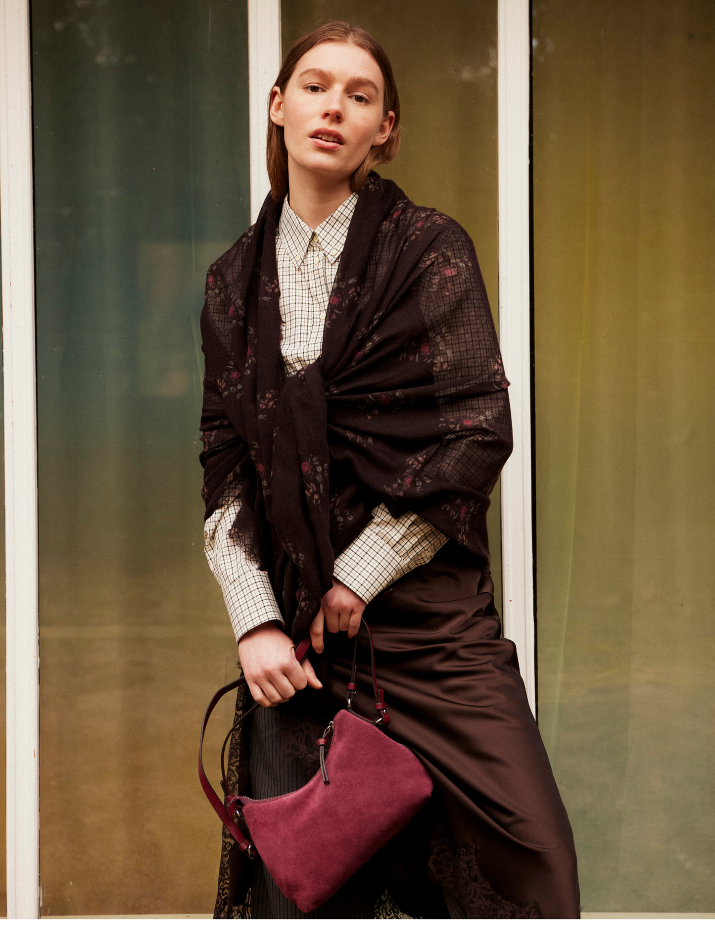 Becksöndergaard, Kakelia Woo Scarf - Hot Fudge Brown, scarves, scarves