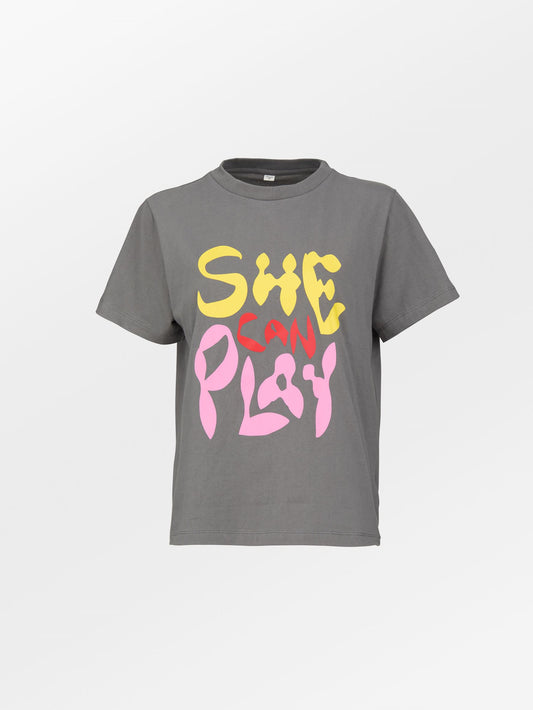 She Can Play T-shirt Clothing Becksöndergaard.se