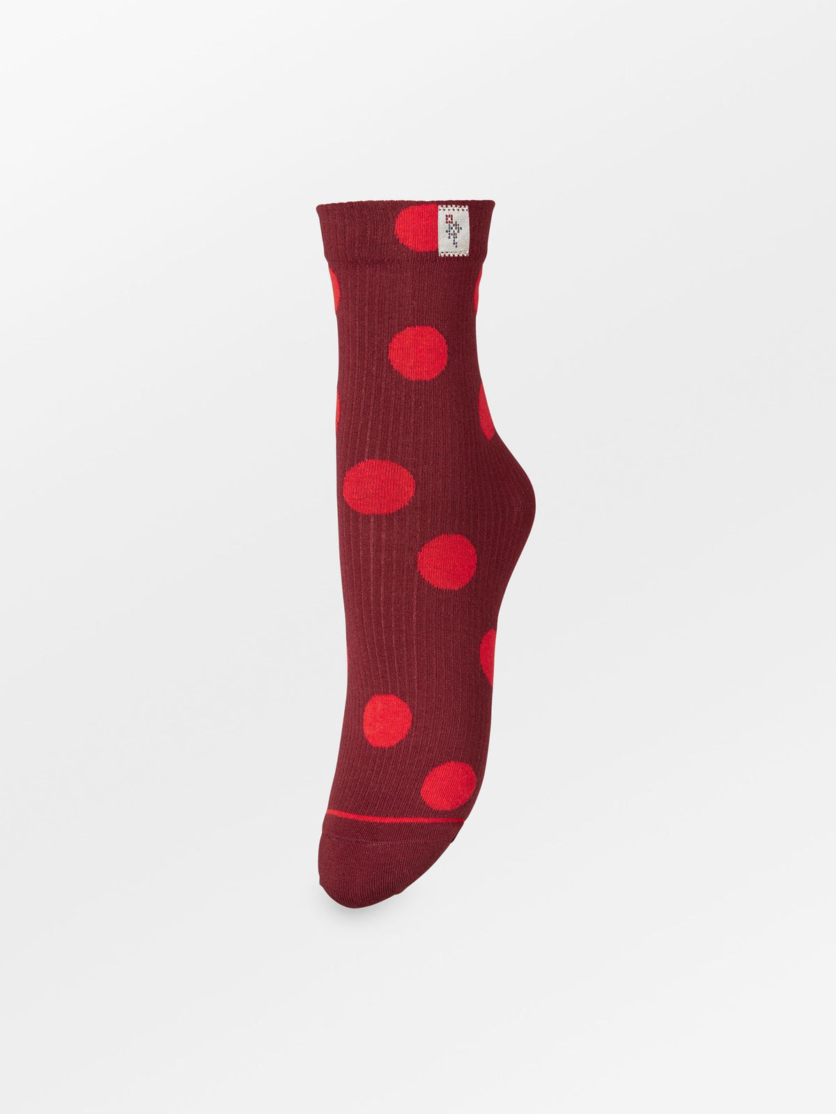 Becksöndergaard, Maxi Polka Cotta Sock - Russet Brown, socks