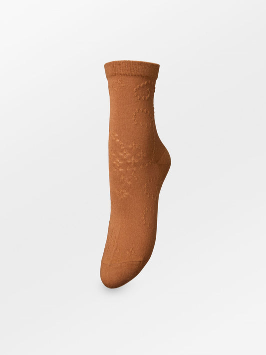 Becksöndergaard, Anglaisia Cotta Sock - Mocha Brown, socks