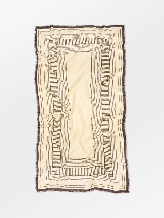 Becksöndergaard, Anniea Woo Scarf - Chocolate Brown, scarves, scarves