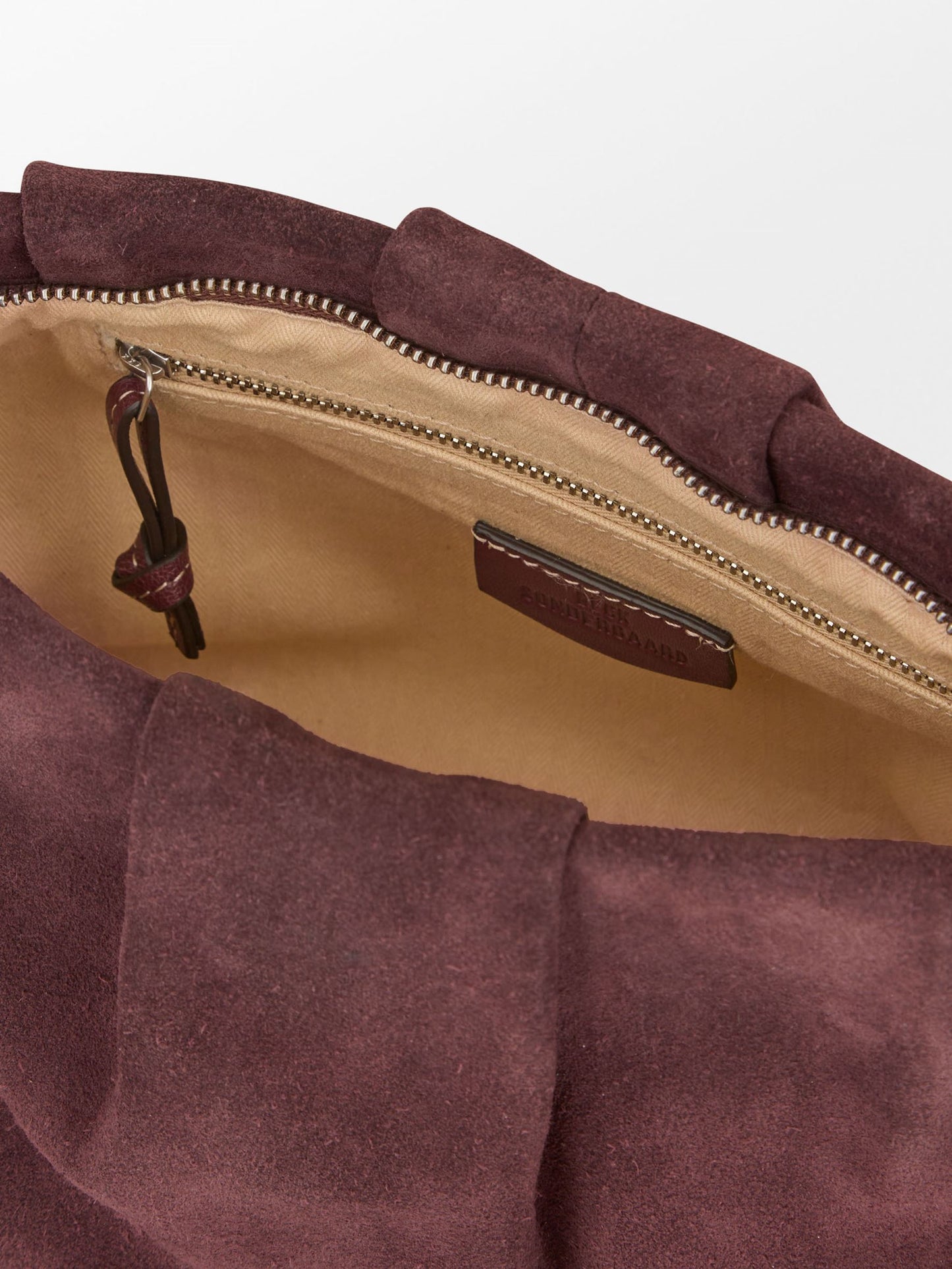 Suede Clutch Bag OneSize Becksöndergaard.se