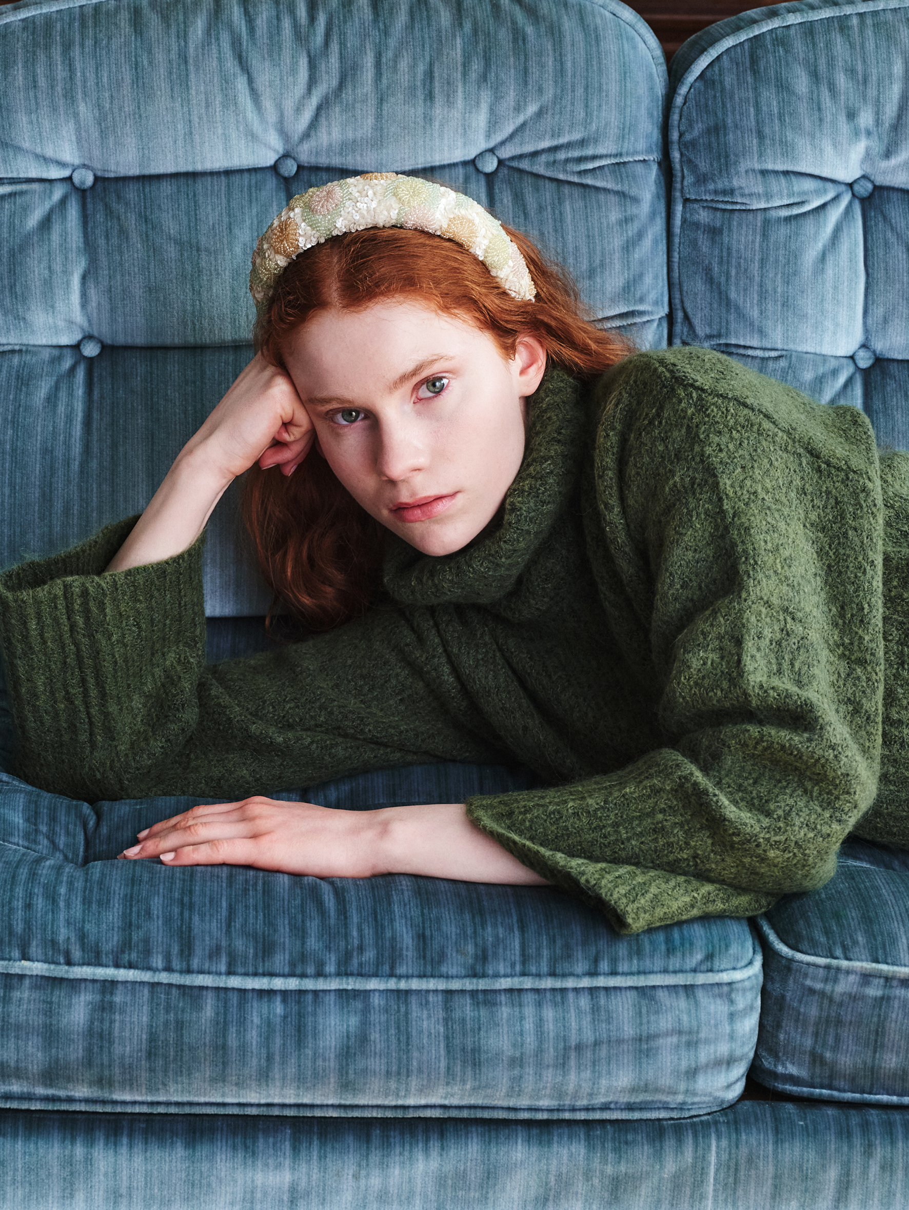 Becksöndergaard, Carna Wide Beaded Hairbrace - Birch White, accessories, accessories, accessories, party, black week, black week, party