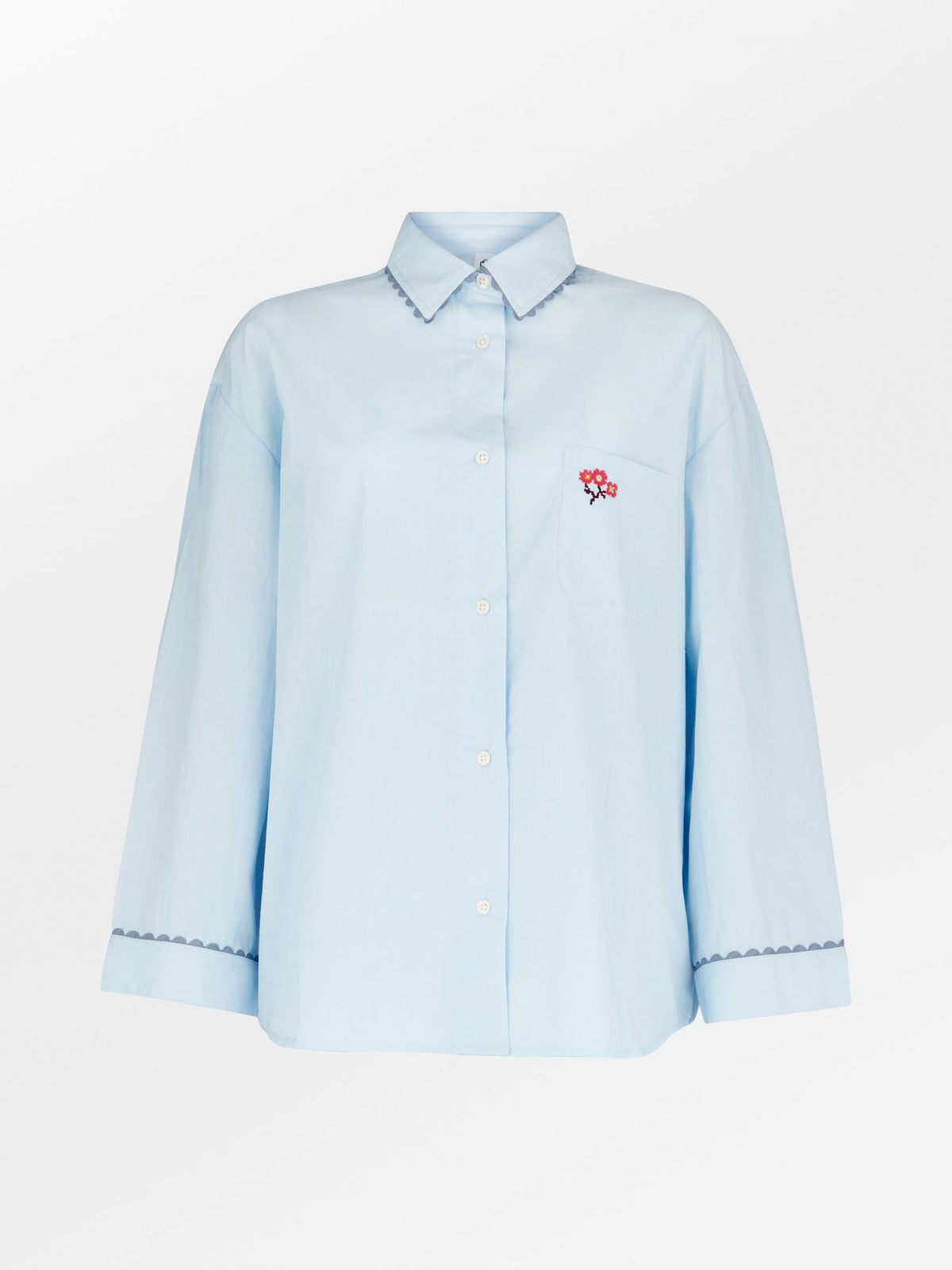 Scallop Flotile Pyjamas Shirt Clothing Becksöndergaard.se