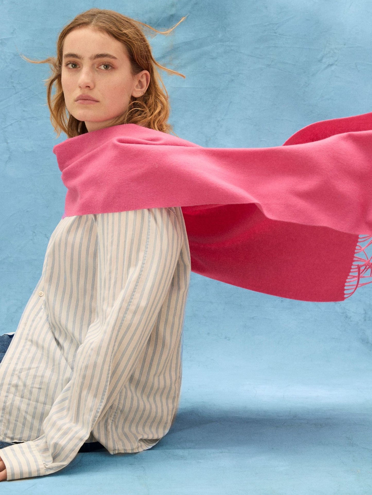 Becksöndergaard, Crystal Edition Scarf - Pink, scarves, archive, scarves, archive, scarves, winter accessories, winter accessories, noos, black week, black week, noos