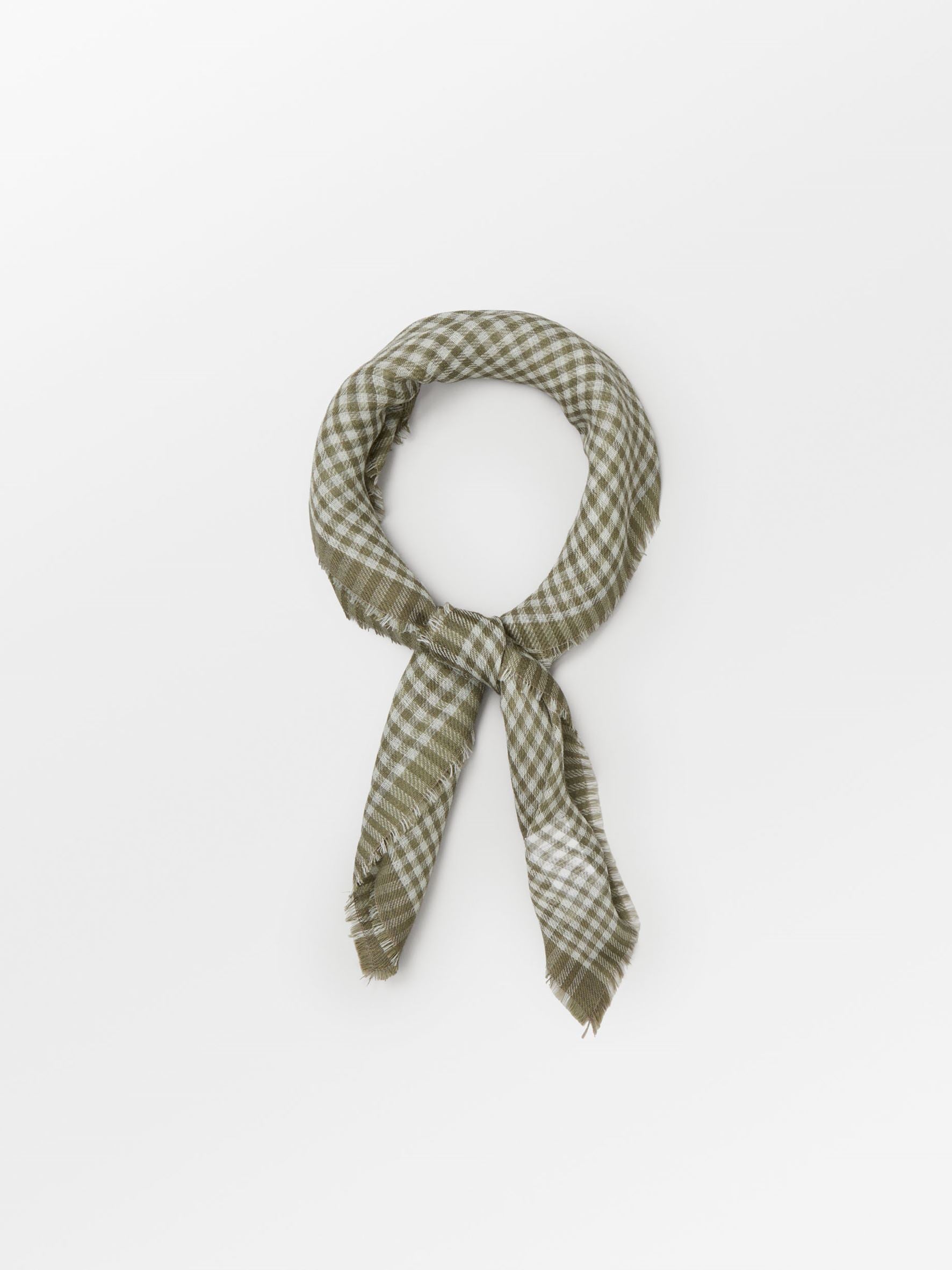 Gingham Wica Scarf OneSize Becksöndergaard.se