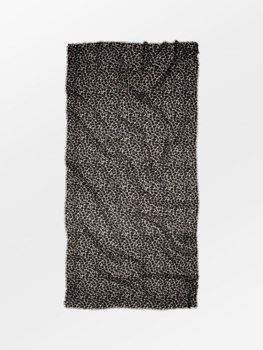 Becksöndergaard, Leopa Woo Scarf - Light Grey, scarves, scarves, black week, black week