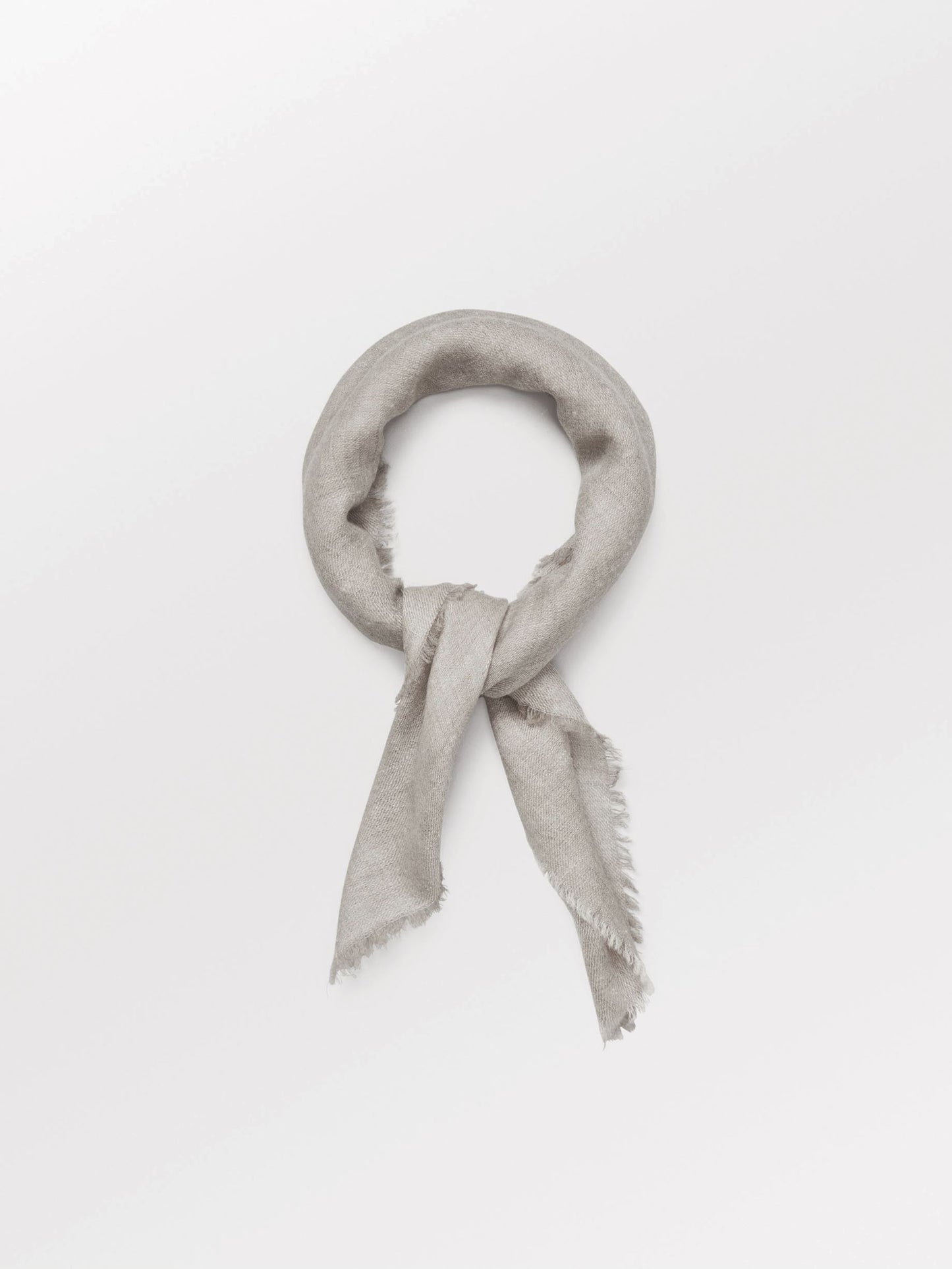 Becksöndergaard, Cashma Small Scarf - Light Grey Melange, scarves, archive, scarves, archive, scarves, scarves, scarves, scarves