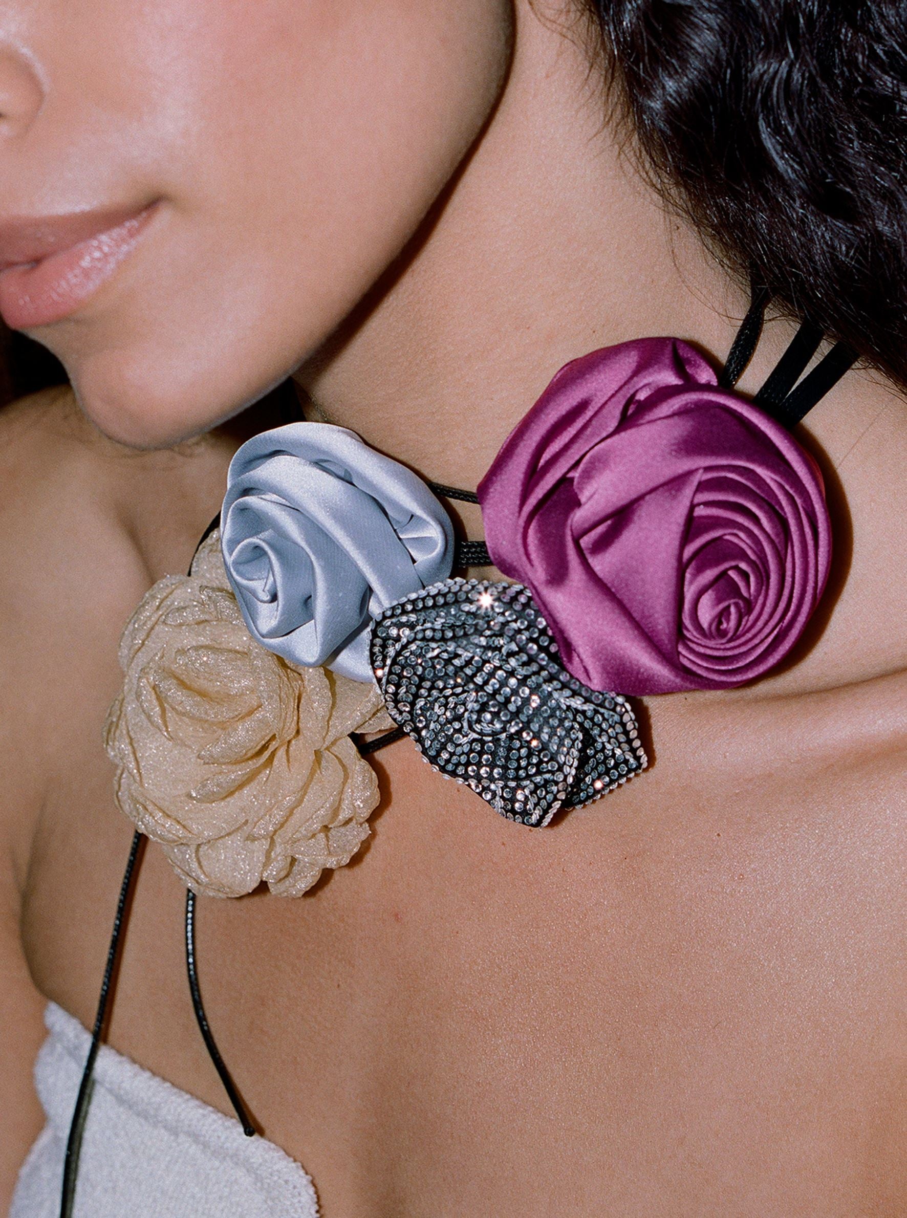 Fiore Flower Choker OneSize Becksöndergaard.se