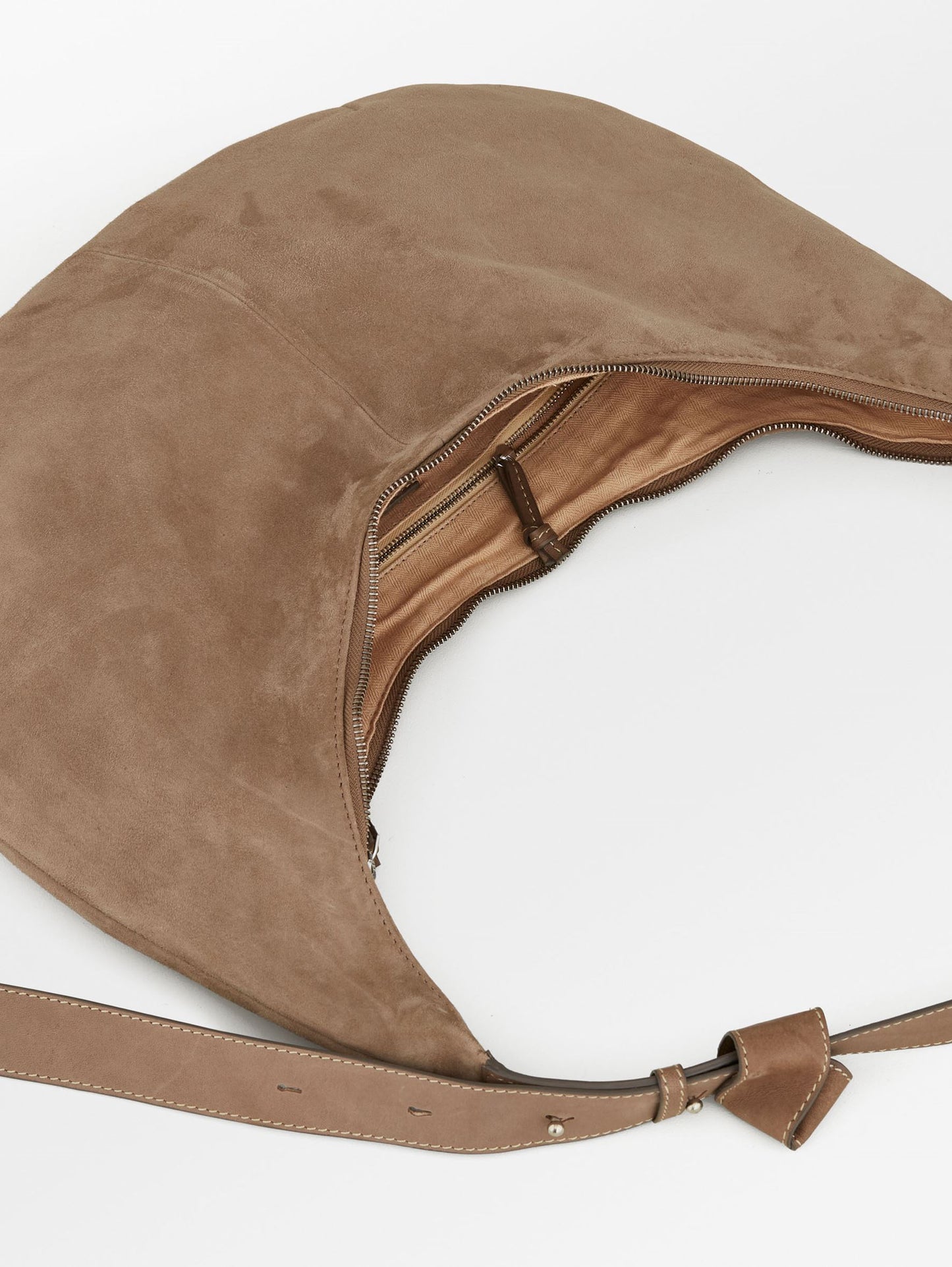 Suede Lona Crossbody Bag - Grey OneSize Becksöndergaard.se