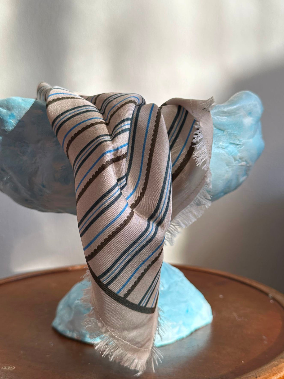Scallopia Striped Sia Scarf OneSize Becksöndergaard.se