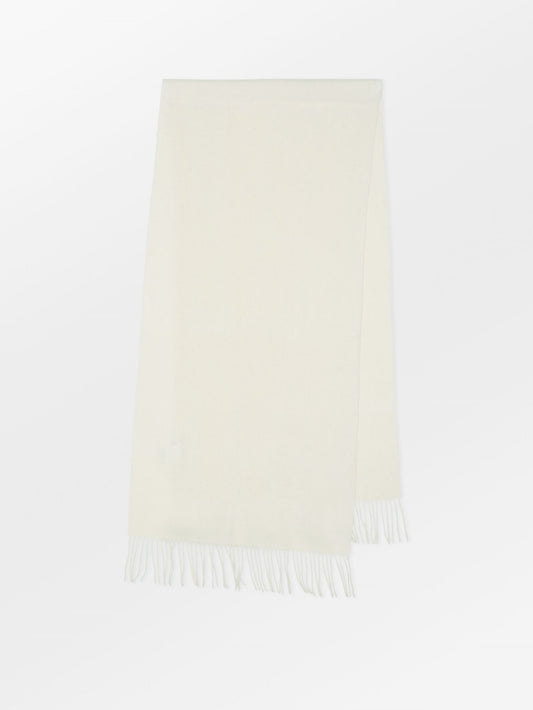 Crystal Edition Wool Scarf - Off White OneSize Becksöndergaard.se