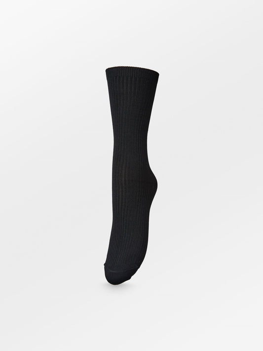 Becksöndergaard, Telma Solid Sock - Black, socks, socks, black week, black week