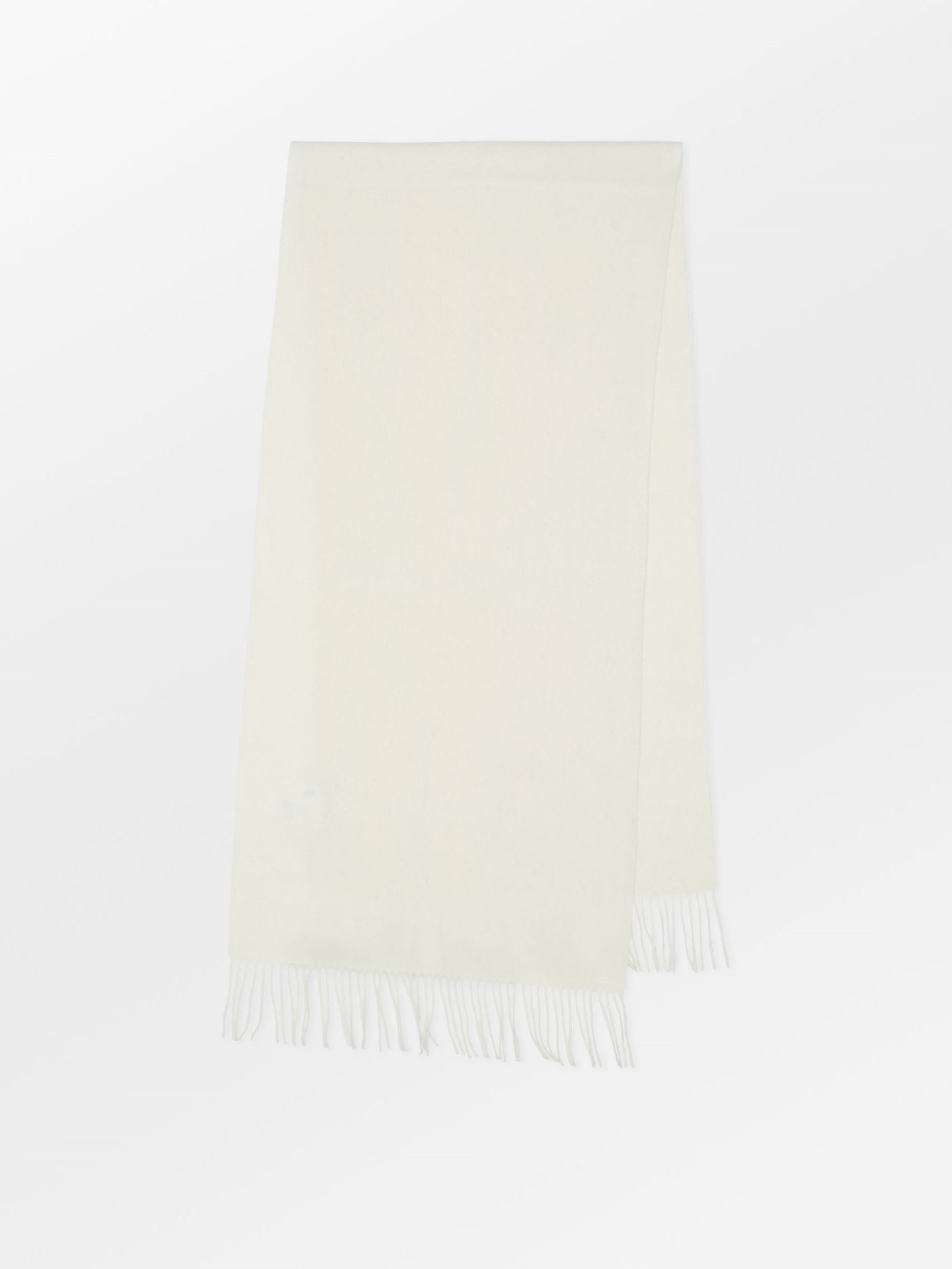 Crystal Edition Wool Scarf - Off White OneSize Becksöndergaard.se