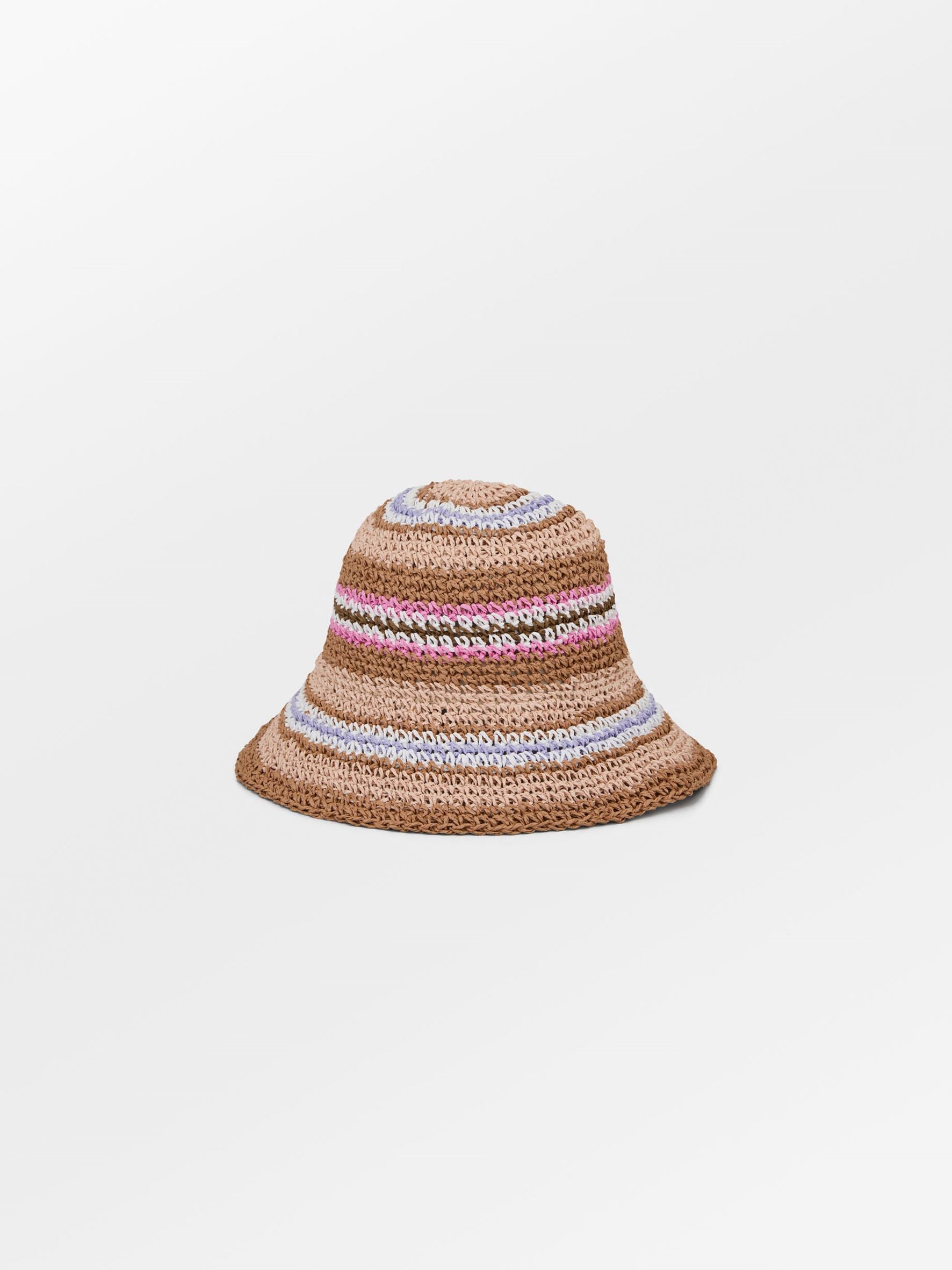 Striped Saverina Straw Hat Clothing Becksöndergaard.se