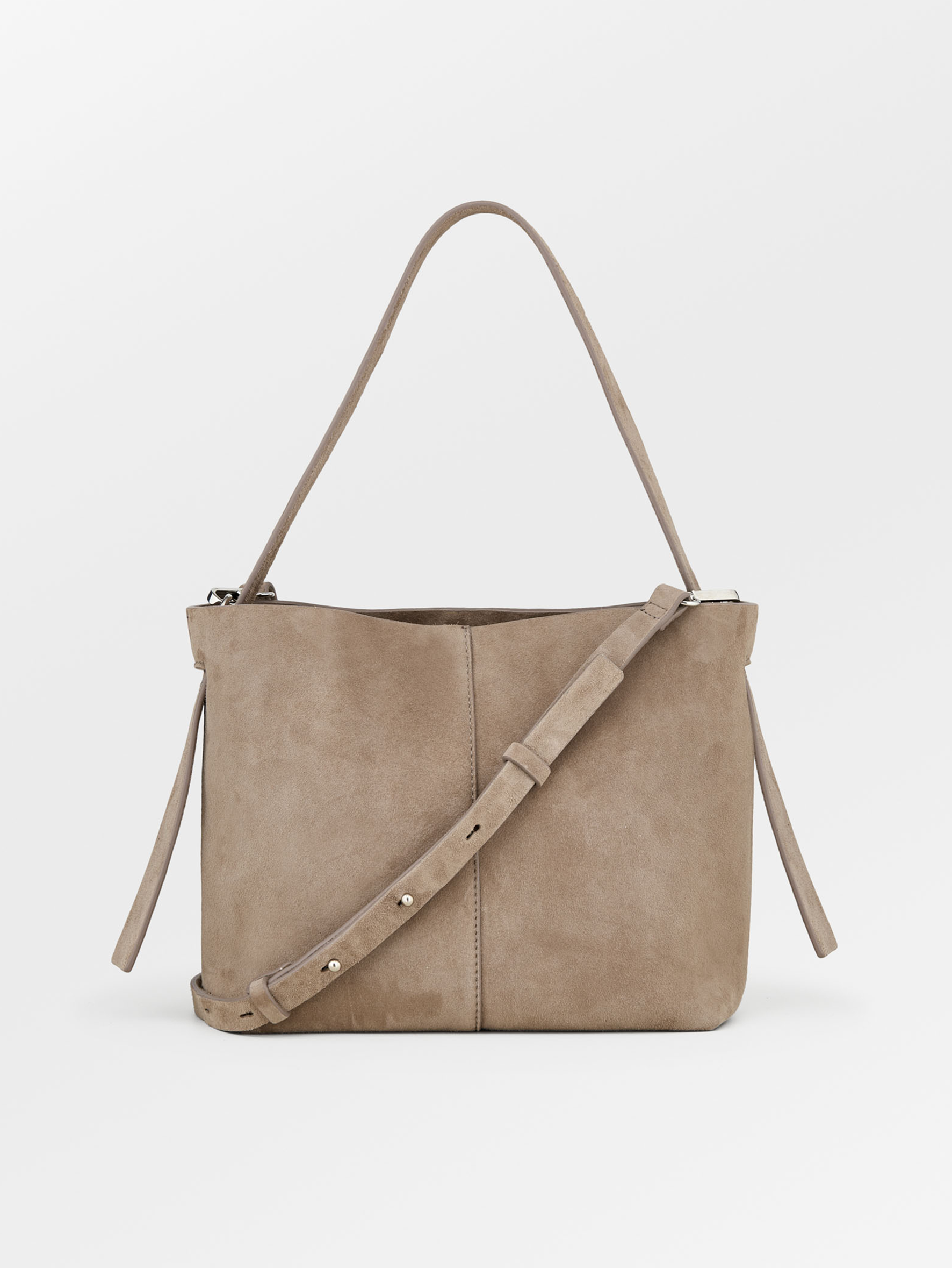 Becksöndergaard, Suede Fraya Small Bag - Moral Gray, bags, bags, bags, sale, sale, bags, bags, bags, bags, black week, black week