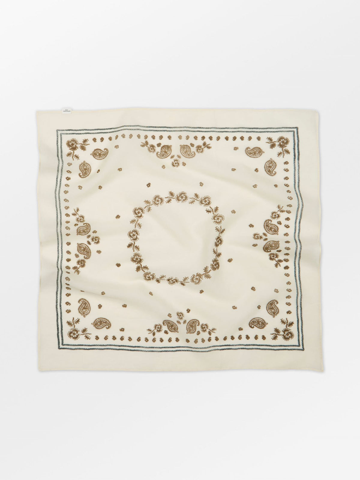 Bloom Paisley Cotta Scarf OneSize Becksöndergaard.se