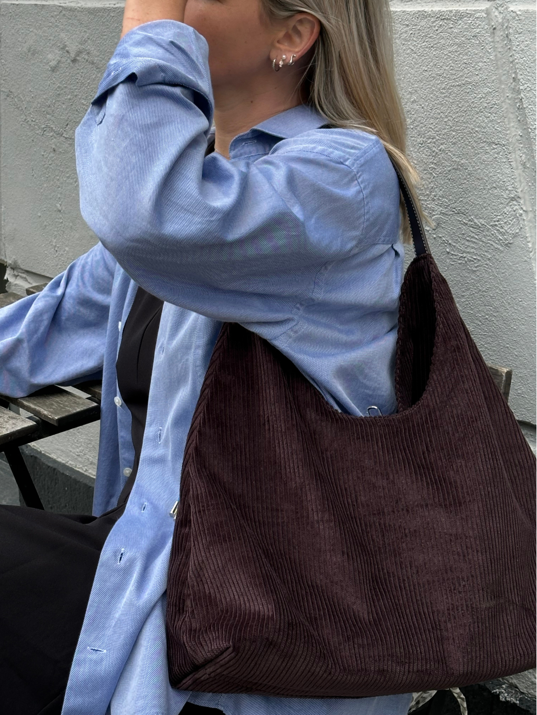 Corduroy Siena Bag OneSize Becksöndergaard.se