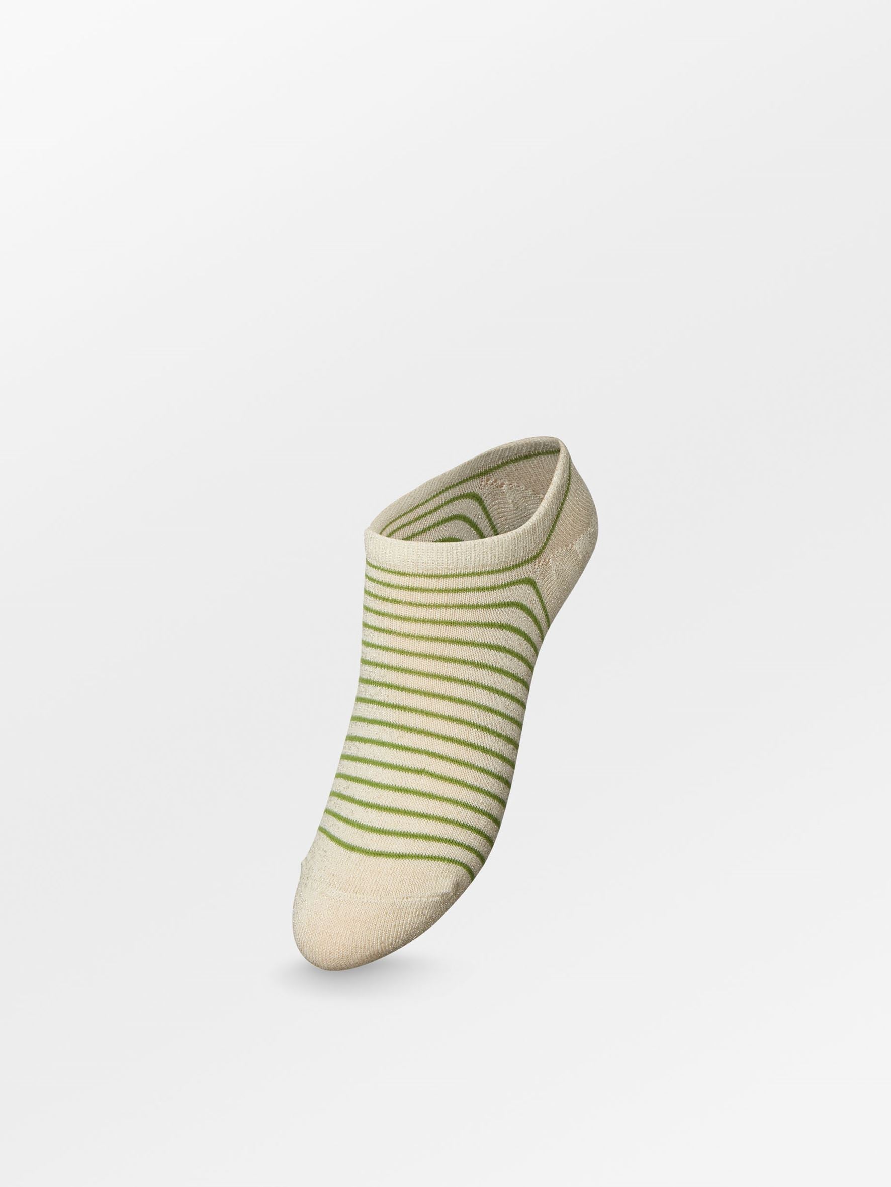 Stripe Glitter Sneakie Sock Socks Becksöndergaard.se