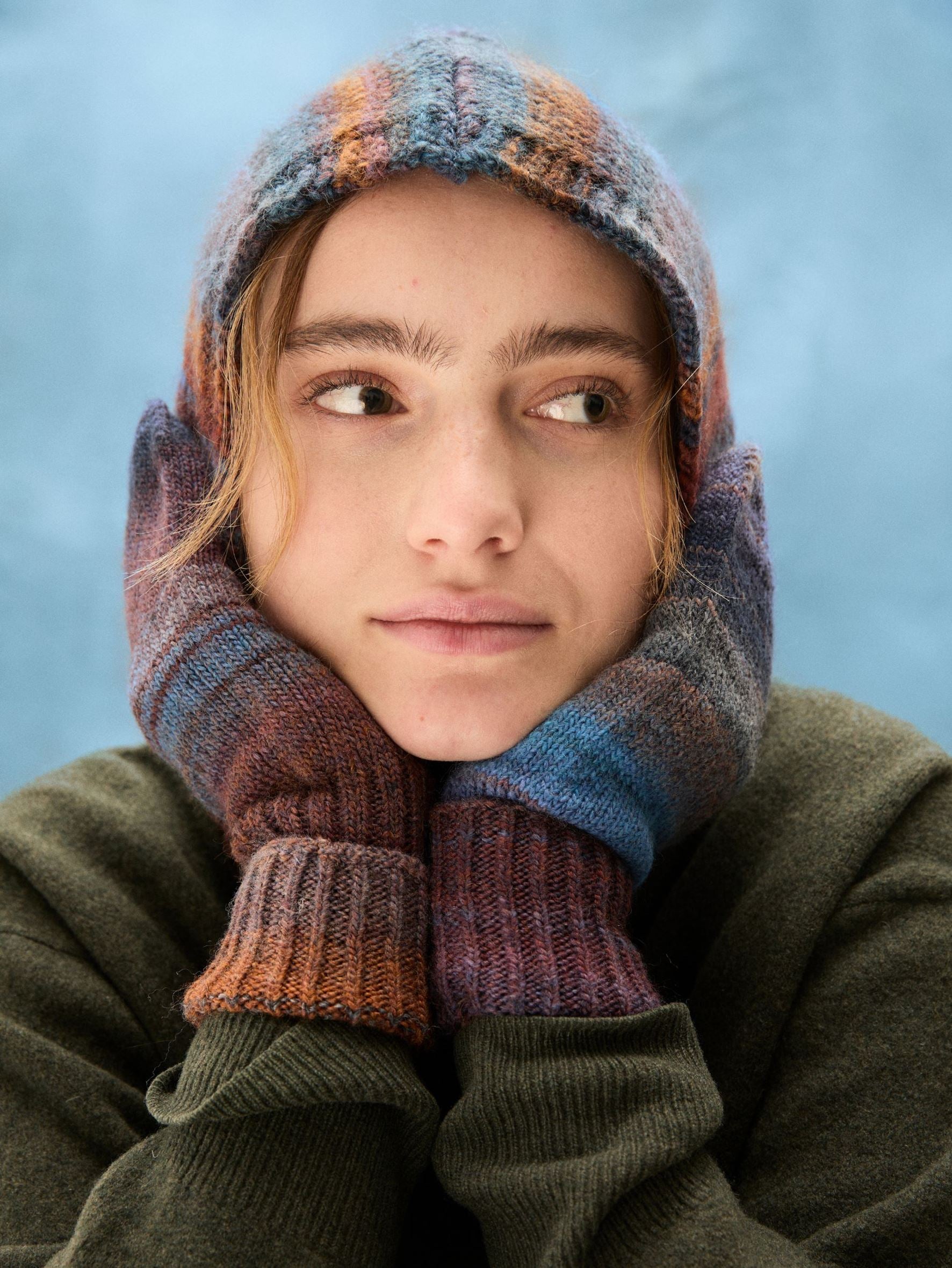 Becksöndergaard, Pato Mitten - Graystone Blue, accessories, accessories, winter accessories, winter accessories, black week, black week