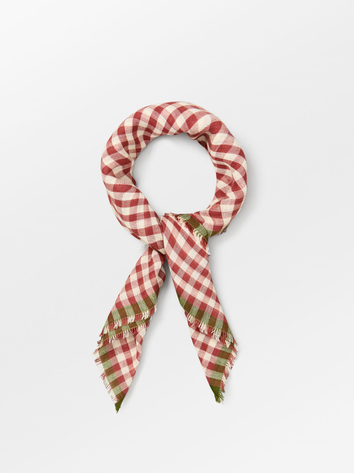 Gingham Cowea Scarf OneSize Becksöndergaard.se