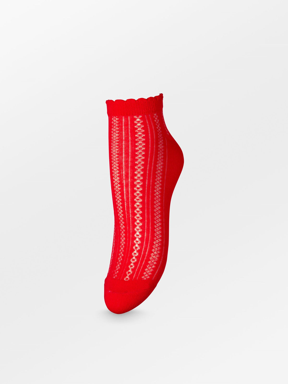 Becksöndergaard, Crochia Cotta Short Sock - Poinciana Red, socks, socks, socks, socks