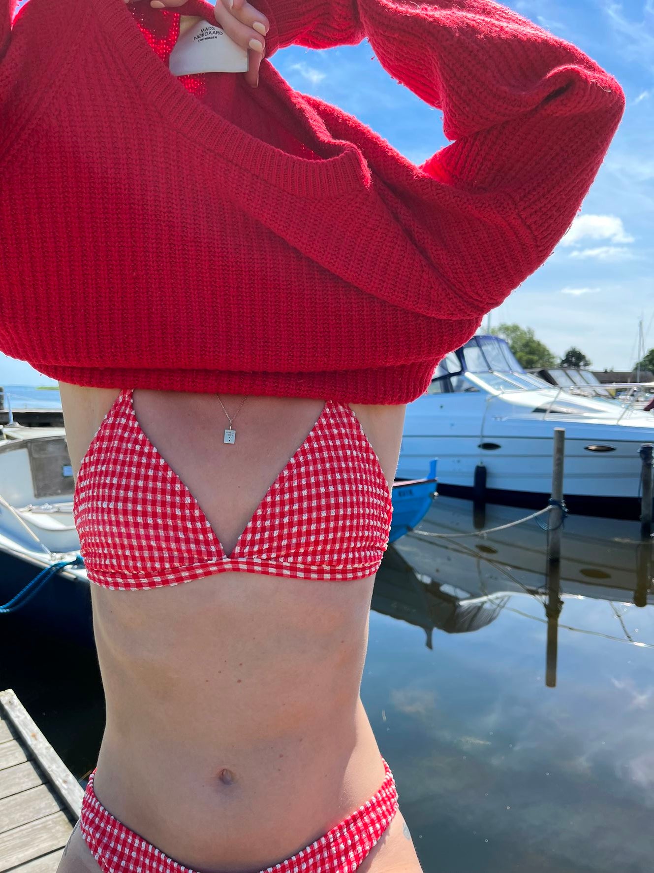 Seersucker Estee Bikini Top Clothing Becksöndergaard.se