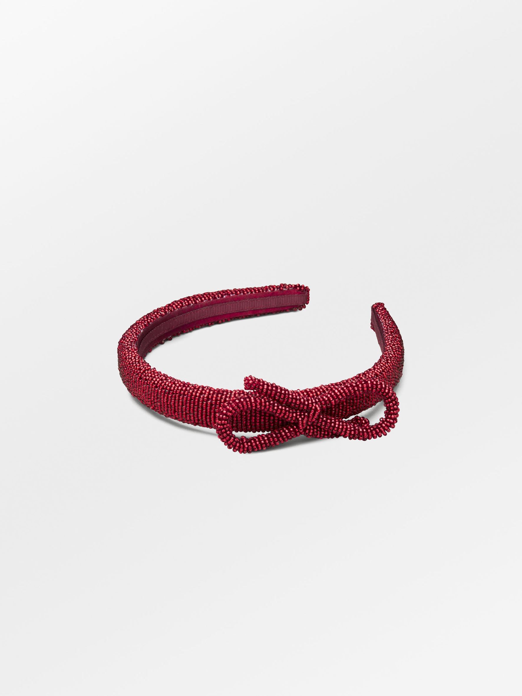 Bow Slim Beaded Hairbrace OneSize Becksöndergaard.se