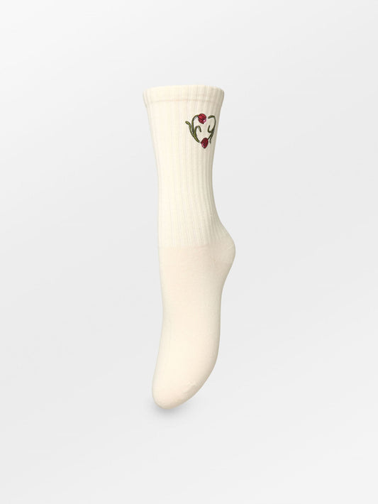 Becksöndergaard, Tulipa Cotta Sock - Birch White, socks, sale, sale, socks, socks, socks