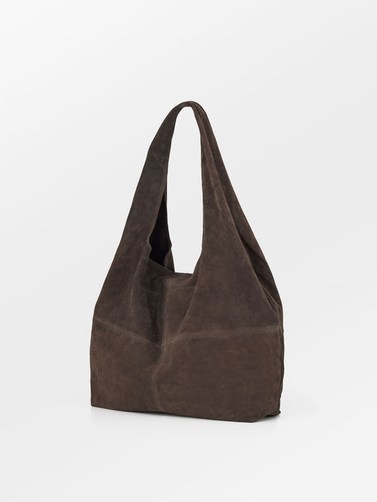 Suede Dalliea Shopper Bag - Dark Brown OneSize Becksöndergaard.se