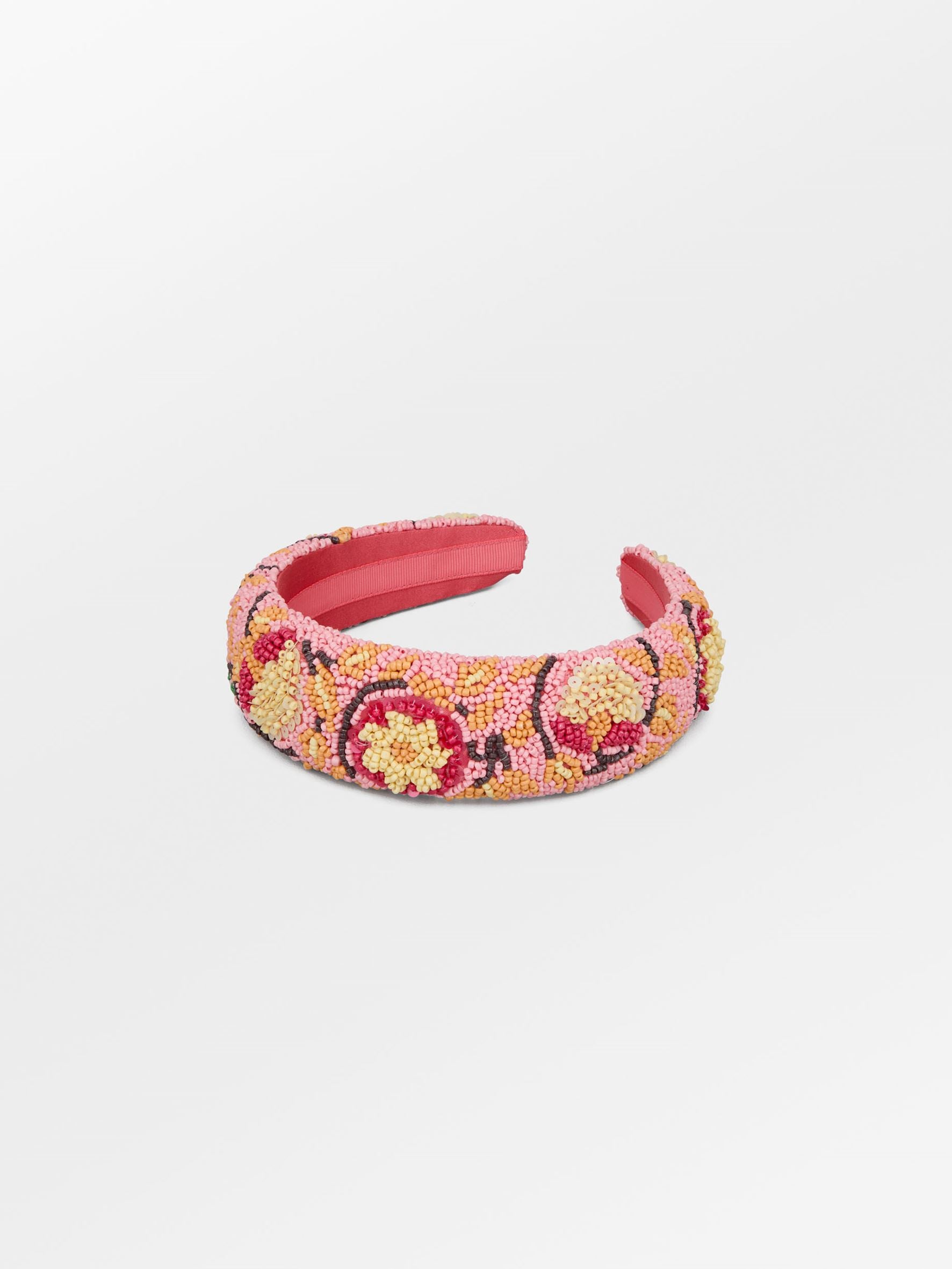 Asflora Wide Beaded Hairbrace OneSize Becksöndergaard.se
