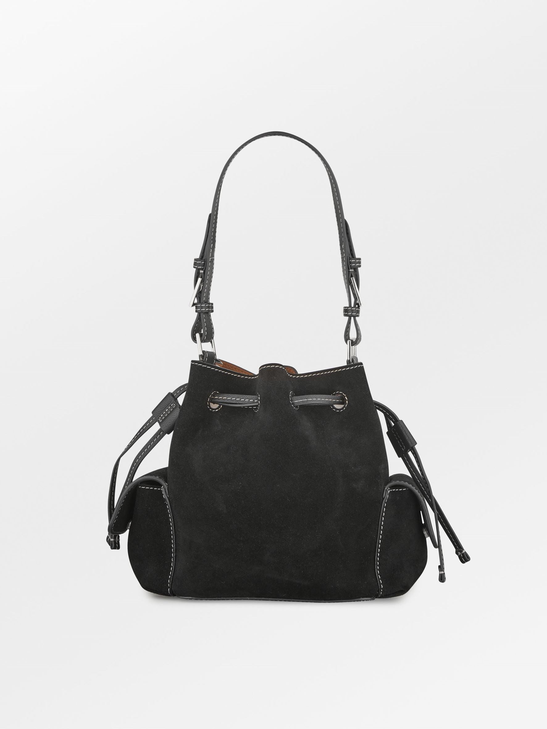 Suede Bucket Small Bag OneSize Becksöndergaard.se