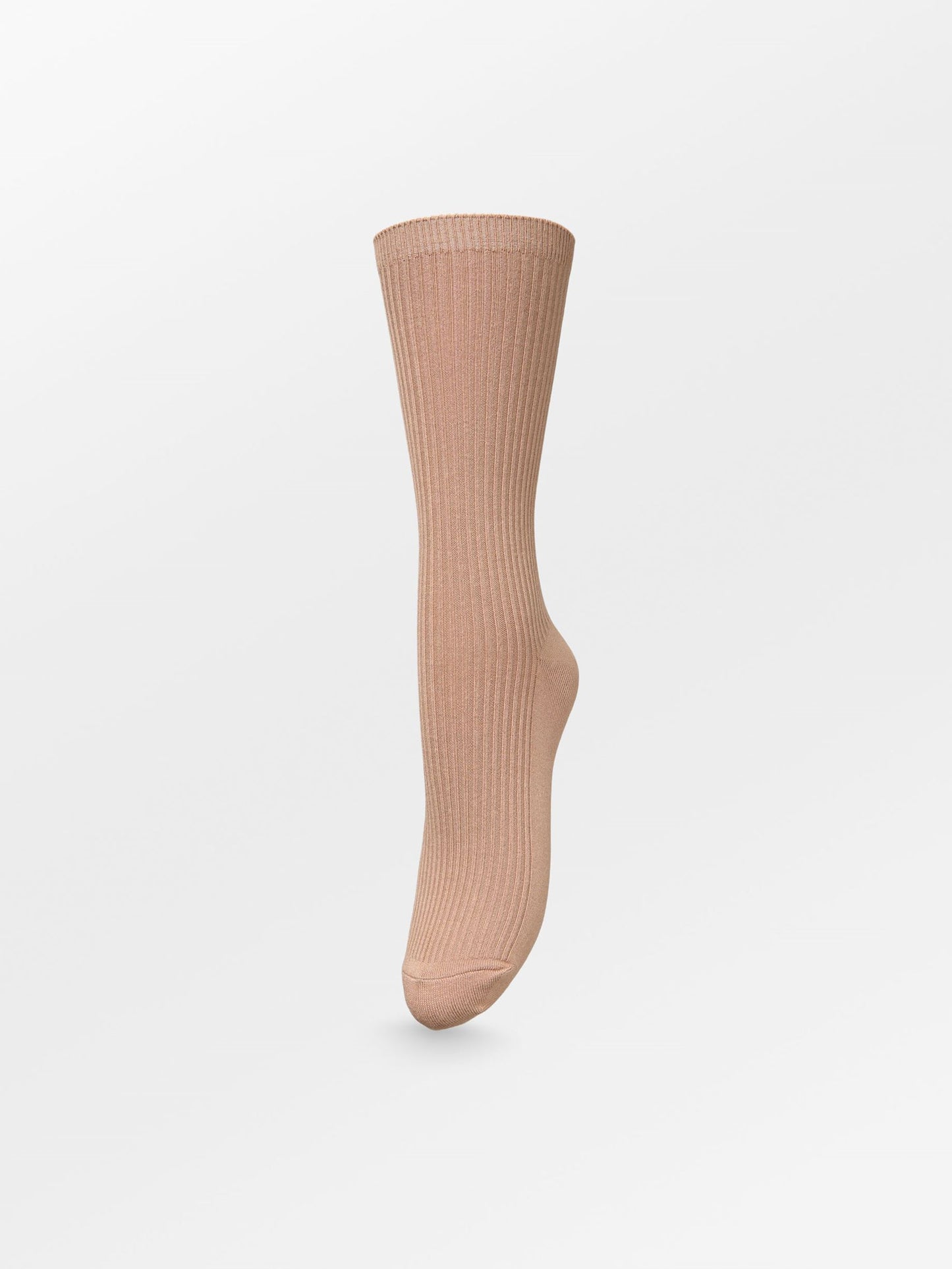 Becksöndergaard, Telma Solid Sock - Praline Brown, struct - slet produkter