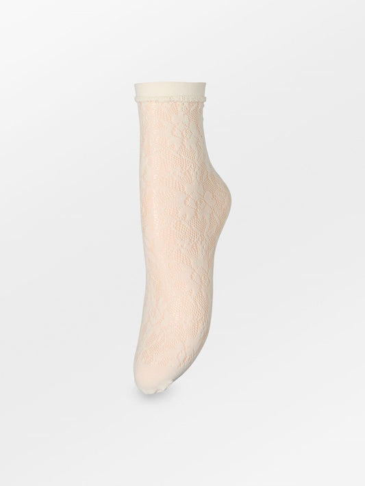 Becksöndergaard, Lacia Lace Sock - Birch White, socks, sale, sale, socks, party, black week, black week, party