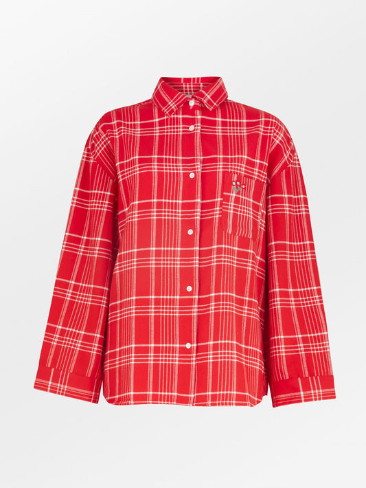 Flannel Grid Pyjamas Shirt Clothing Becksöndergaard.se