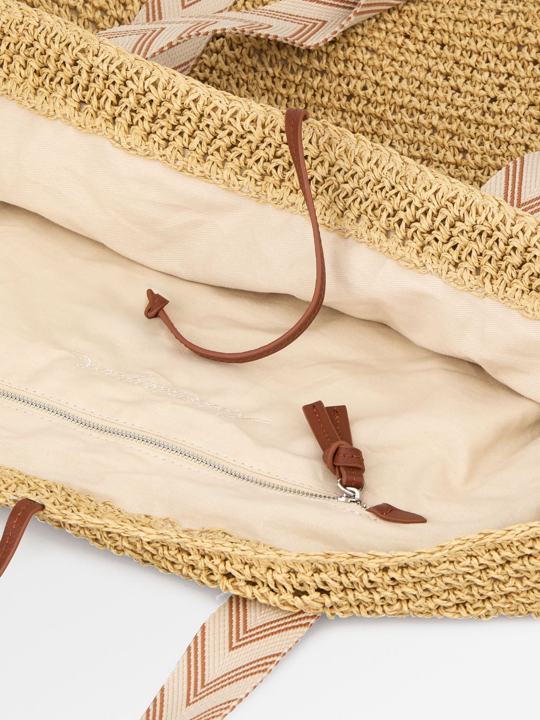 Paper Straw Pheobe Bag OneSize Becksöndergaard.se