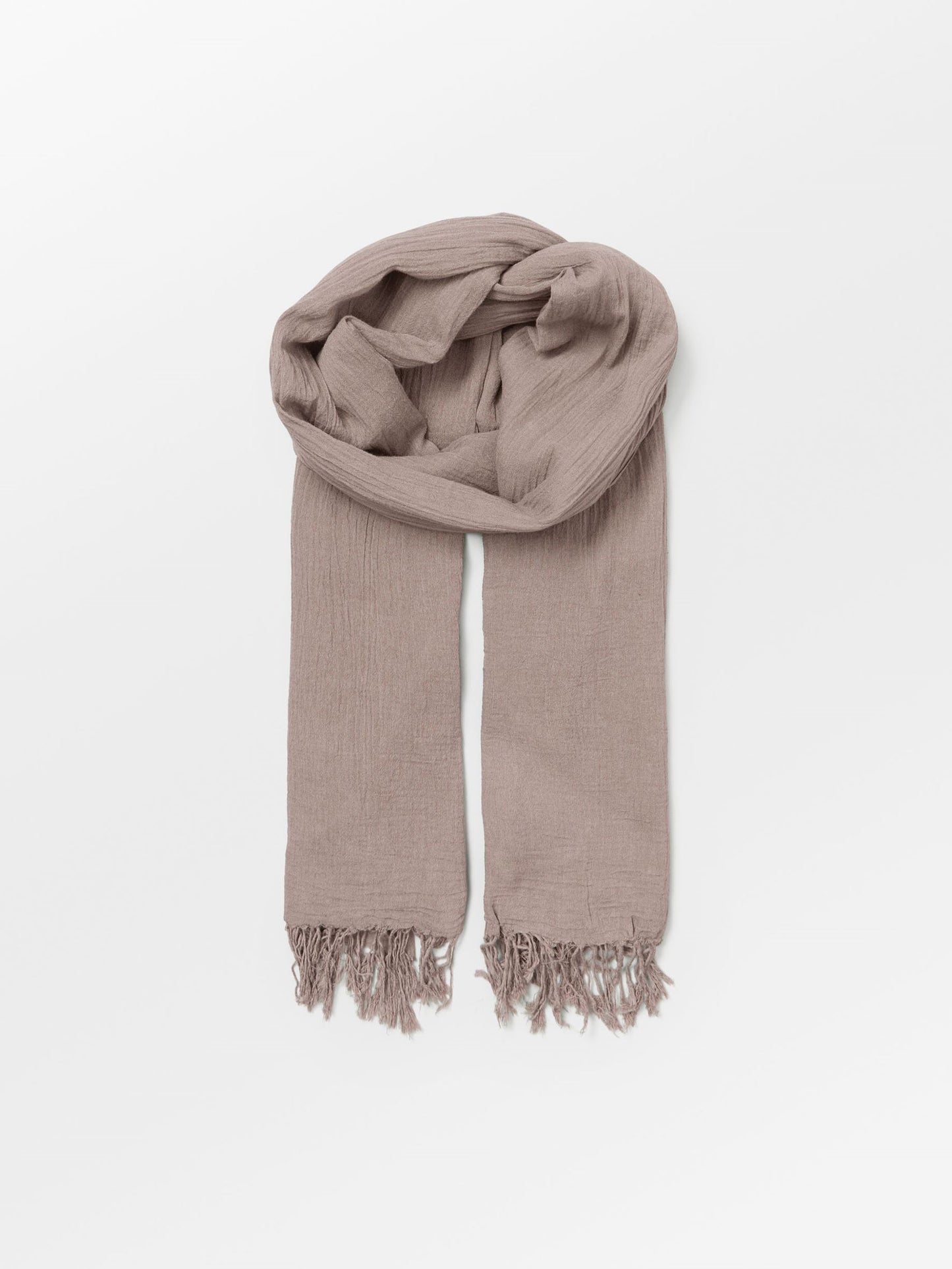 Solid Ilona Scarf - Sand Beige OneSize Becksöndergaard.se