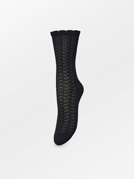 Becksöndergaard, Leofa Cotta Sock - Black, socks, sale, sale, socks, noos, black week, black week, noos, socks